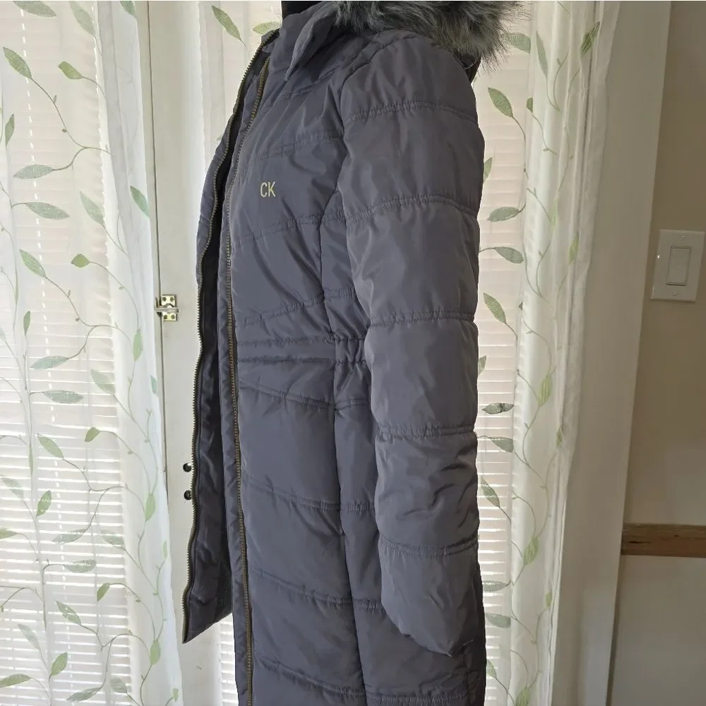 Calvin Klein Girls Aerial Hooded Jacket Size 16